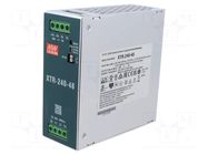 Power supply: switching; for DIN rail; 240W; 48VDC; 0÷5A; OUT: 1 MEAN WELL
