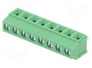 Connector: PCB terminal block; terminal; 10A; 300V; PIN: 8; on PCBs AMPHENOL ANYTEK