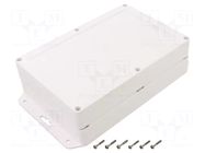 Enclosure: multipurpose; X: 140mm; Y: 210mm; Z: 60mm; ZP; ASA; white KRADEX