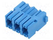 Connector: HDC; contact insert; MIXO; PIN: 3; UL94V-0; Modules: 1 ILME