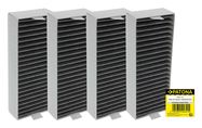 PATONA activated charcoal filter 4 pieces for Bosch HEZ9VRCR0 Gaggenau CA282111 Siemens EX807NX68E, PATONA