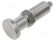 Indexing plungers; Thread: M20; Ø: 10mm; stainless steel; L: 80mm ELESA+GANTER