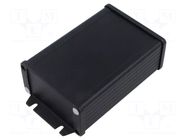 Enclosure: with panel; with fixing lugs; 1457; X: 84mm; Y: 120mm HAMMOND