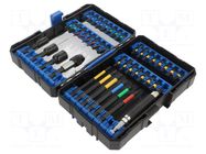 Kit: screwdriver bits; Phillips,Pozidriv®,slot,Torx®; 43pcs. HÖGERT TECHNIK