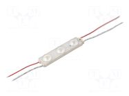 LED; white neutral; 7000K; 1.08W; 174lm; IP67; 175°; No.of diodes: 3 POS