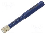 Drill bit; Ø: 8mm; Drill Bit: diamond; Working part len: 35mm NOZAR DIAMANTWERKZEUGE
