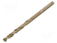 Drill bit; for metal; Ø: 4mm; high speed steel cobalt HSS-Co Milwaukee