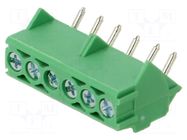 Connector: PCB terminal block; KZ; 10A; 300V; terminal; PIN: 6 AMPHENOL ANYTEK
