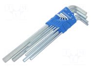 Wrench-set; hex key; Chrom-vanadium steel; 8pcs. GEDORE