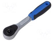 Rattle; rattle,socket spanner; 1/4"; bidirectional,with switch GEDORE