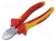 Pliers; side,cutting,insulated; Pliers len: 160mm; steel GEDORE
