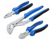 Kit: pliers; Features: ergonomic two-component handles; 3pcs. GEDORE
