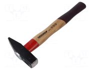 Hammer; fitter type; 500g; steel; wood (hickory) GEDORE