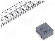 Inductor: wire; SMD; 470nH; ±20%; M; 8.8x8.4x3.8mm JANTEK