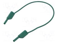 Test lead; 10A; banana plug with axial socket 2mm; Urated: 1kV HIRSCHMANN T&M