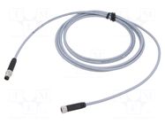 Cable: for sensors/automation; M8; PIN: 3; straight; 2.5m; plug FESTO