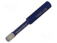 Drill bit; Ø: 6mm; Drill Bit: diamond; Working part len: 35mm NOZAR DIAMANTWERKZEUGE