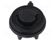 Connector: circular; socket; female; PIN: 25; w/o contacts; IP68 BULGIN