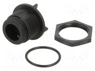 Connector: circular; socket; male; PIN: 2; 250V; w/o contacts; IP68 BULGIN