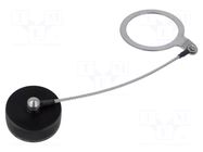 Protection cover; MIL-DTL-38999 Series III; size 19; black AMPHENOL AIR