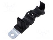 Fixing clamp; Cable P-clips; ØBundle : 19.4÷36mm; W: 34.9mm; black HELLERMANNTYTON