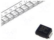 Diode: TVS; 600W; 7.58V; 56A; bidirectional; SMB; reel,tape STMicroelectronics