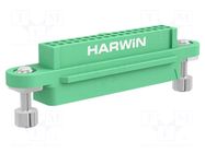 Connector: wire-wire/PCB; plug; female; PIN: 34; Gecko; 2A; 450V HARWIN