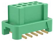 Connector: wire-wire/PCB; socket; female; PIN: 10; Gecko; 2A; 450V HARWIN