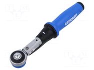 Wrench; torque; 223mm; 1÷5Nm; Mounting: 1/4"; TORCOFIX; 3% GEDORE