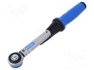 Wrench; torque; 273mm; 5÷25Nm; Mounting: 1/4"; TORCOFIX; 3% GEDORE