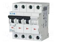 Circuit breaker; 230/400VAC; Inom: 2A; Poles: 3+N; Charact: B; 15kA EATON ELECTRIC
