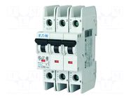 Circuit breaker; 230/400VAC; Inom: 5A; Poles: 3; Charact: D; 15kA EATON ELECTRIC