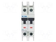 Circuit breaker; 220VDC; Inom: 3A; Poles: 2; for DIN rail mounting EATON ELECTRIC