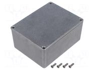 Enclosure: multipurpose; X: 90mm; Y: 115mm; Z: 55mm; aluminium; IP66 DELTRON ENCLOSURES