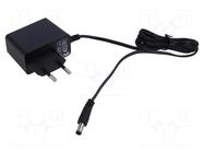 Power supply: switching; mains,plug-in; 15VDC; 1A; 15W; 84% ESPE