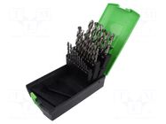 Drill set; for metal; high speed steel cobalt HSS-Co; 1÷13mm RECA