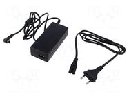Power supply: switching; 20VDC; 3.25A; Out: 5,5/2,5; 65W; desktop QOLTEC