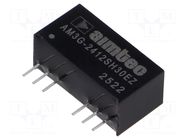 Converter: DC/DC; 3W; Uin: 18÷36VDC; Uout: 12VDC; Iout: 250mA; SIP8 AIMTEC