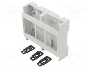 Enclosure: for DIN rail mounting; Y: 90mm; X: 107mm; Z: 33mm; ABS KRADEX