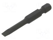 Screwdriver bit; slot; 4.5x0.6mm; 1/4"; Overall len: 50mm KING TONY