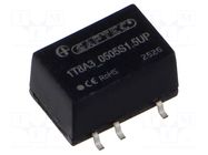 Converter: DC/DC; 1W; Uin: 4.5÷5.5VDC; Uout: 5VDC; Iout: 200mA; SMT8 GAPTEC Electronic