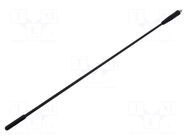 Antenna mast; car top,automotive,external; 400mm; M6; AM,DAB,FM MTA