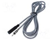 Cable; 3m; DIN socket,DIN plug; Car brand: universal MTA