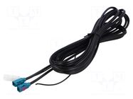 Cable; 7m; Fakra female,both sides; Car brand: universal MTA