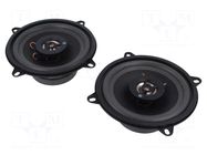 Car loudspeakers; two-way; 130mm; 80W; 80÷16000Hz; 4Ω; 90dB; 2pcs. MTA
