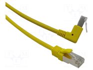 Patch cord; F/UTP; Cat: 6; RJ45 plug,RJ45 down angled plug; Cu MCI