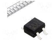 Bridge rectifier: single-phase; Urmax: 200V; If: 0.8A; Ifsm: 35A TAIWAN SEMICONDUCTOR