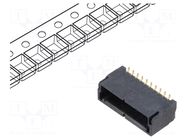 Connector: wire-board; socket; male; KW30; 1A; PIN: 10; SMT; 1mm HIROSE