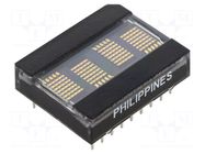 Display: LED; alphanumeric; 5.08mm; No.char: 4; red; 3.5mcd; 5V BROADCOM (AVAGO)