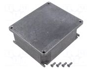 Enclosure: multipurpose; X: 141mm; Y: 166mm; Z: 64mm; aluminium ILME